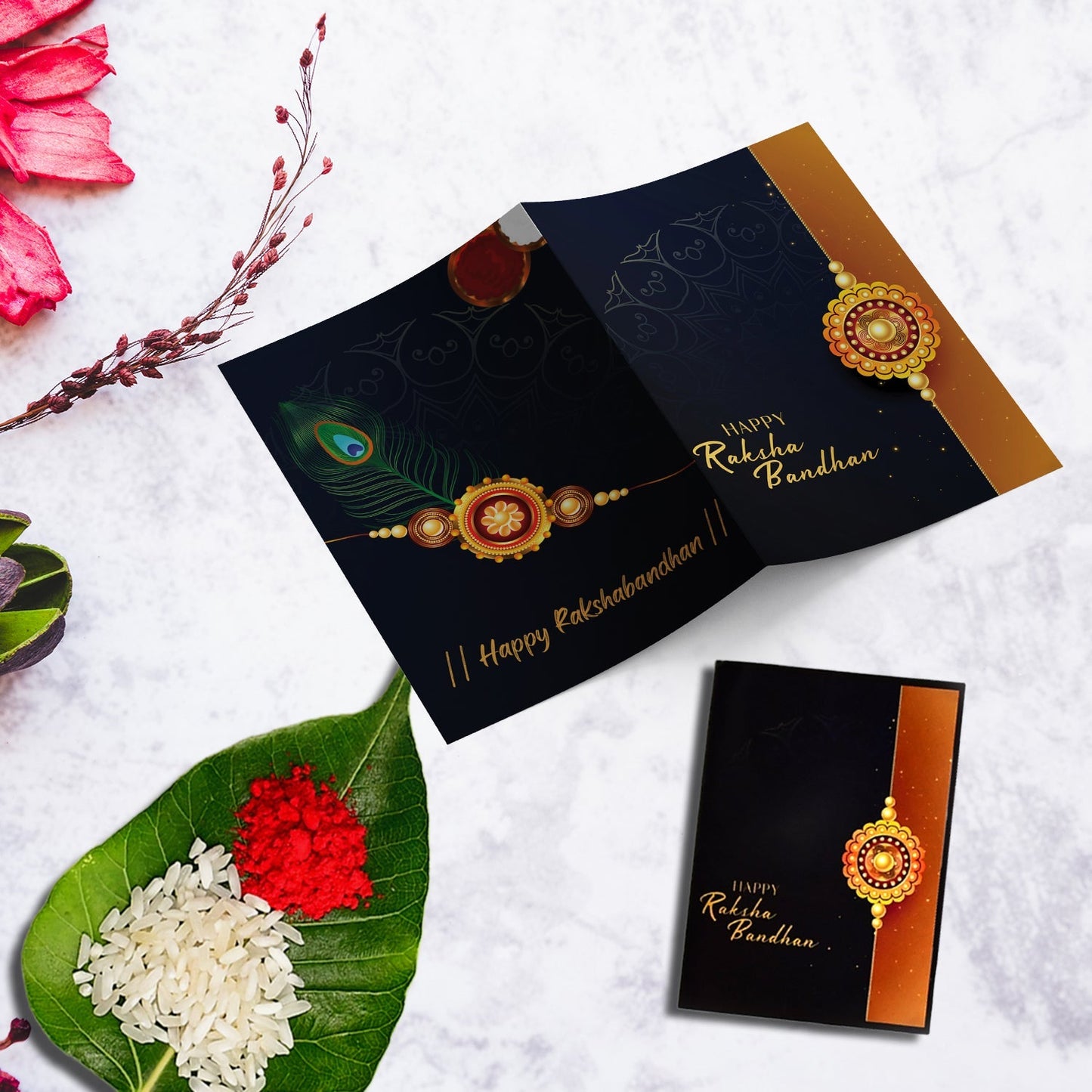 Set Of 8 Designer Rakhis For Brother Traditional And Modern Handcrafted Rakhi Combo With Greeting Card And Roli Chawal