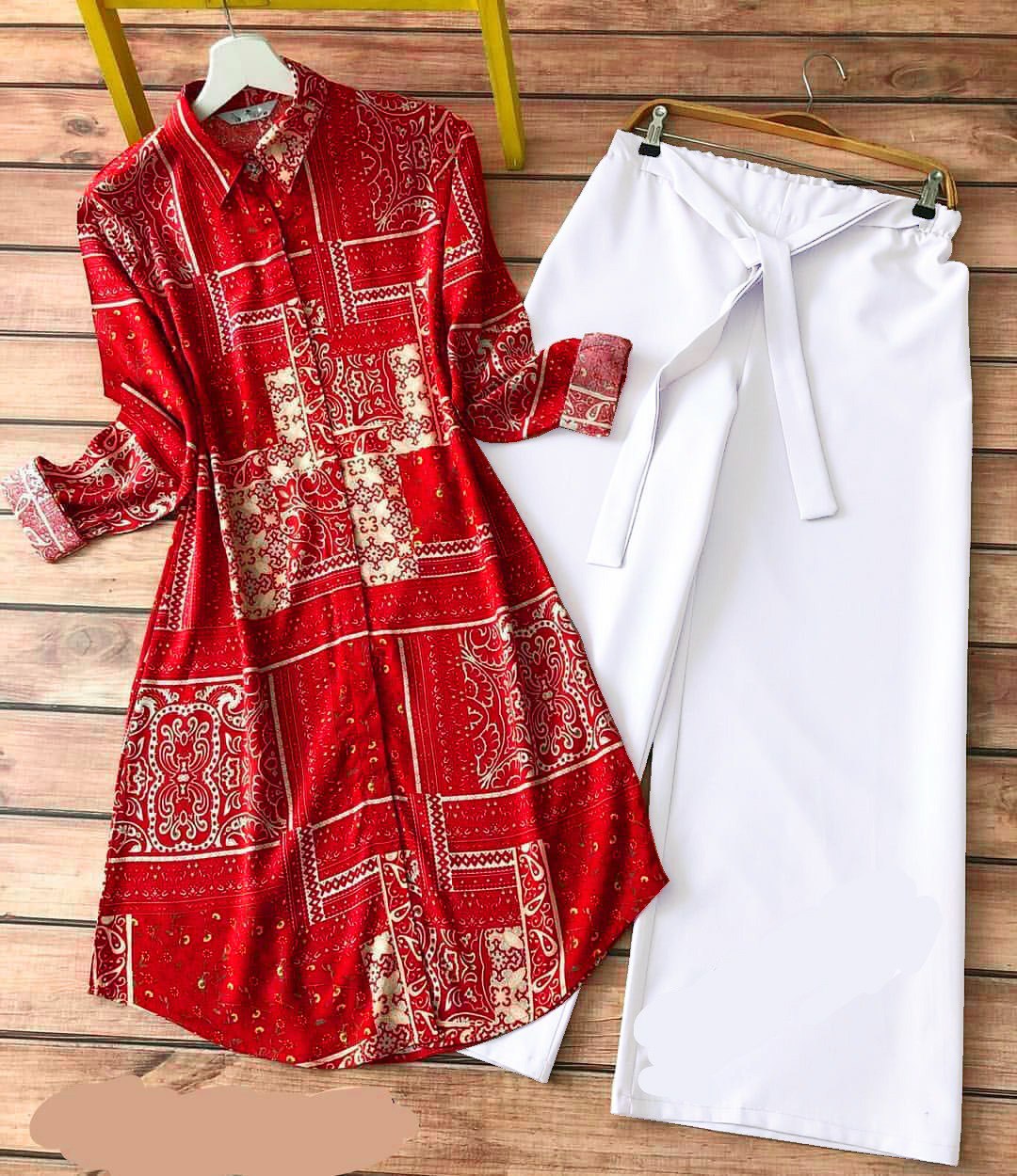 Women Rayon Kurti with Stretchable Lycra Palazzo Set | Digital Print Kurti Plazzo Set | Casual & Daily Wear