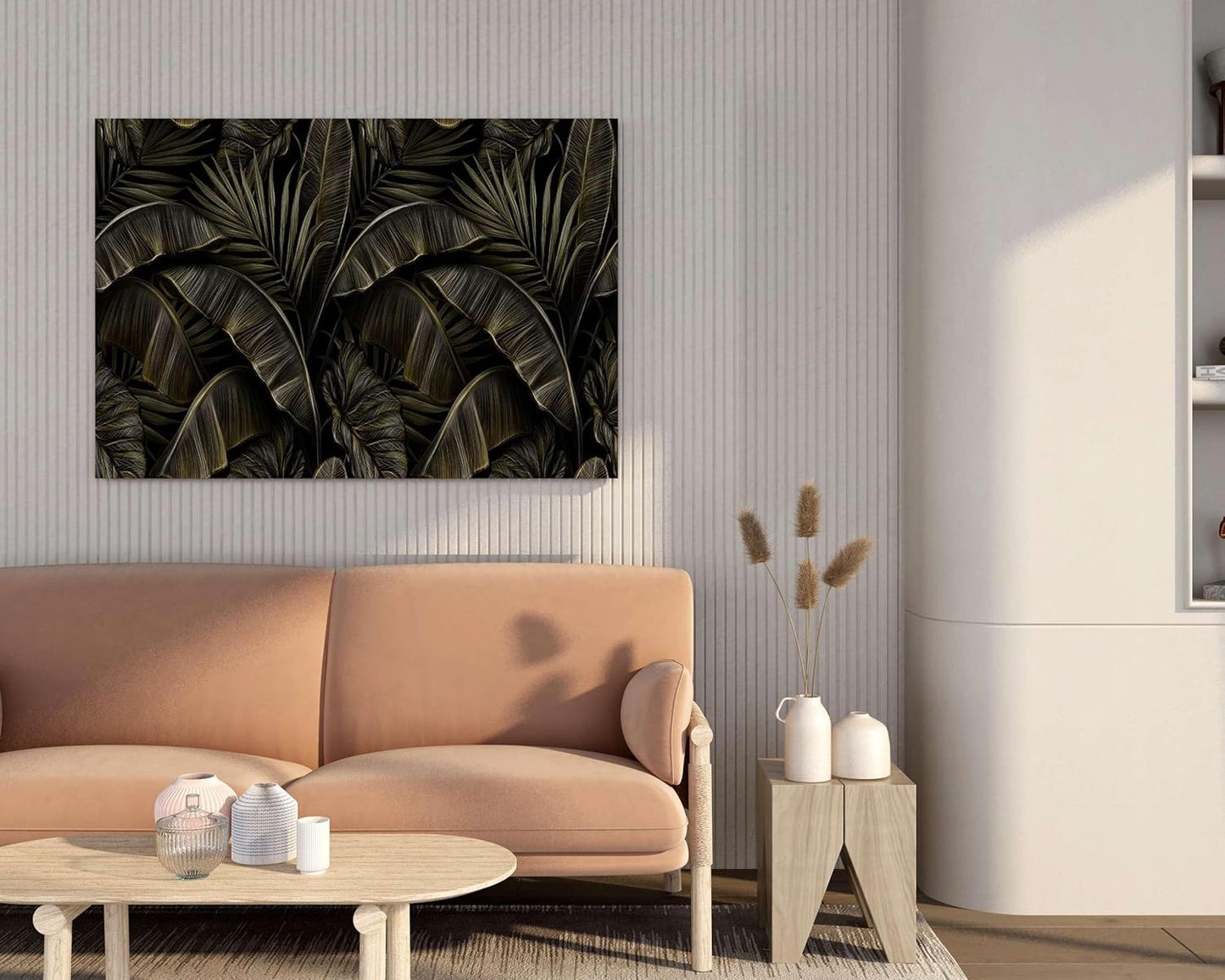 Flower Paintings For Wall Decoration With Frame Canvas Painting For Living Room Bedroom Home Office & Hotels  (34 inch x 22 inch)
