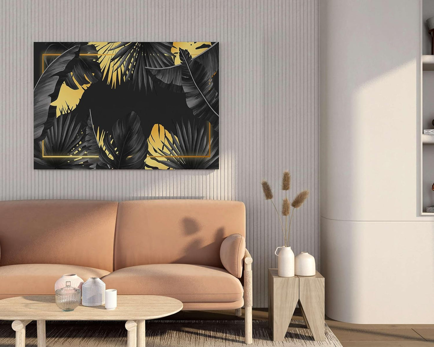 Flower Paintings For Wall Decoration With Frame Canvas Painting For Living Room Bedroom Home Office & Hotels  (34 inch x 22 inch)