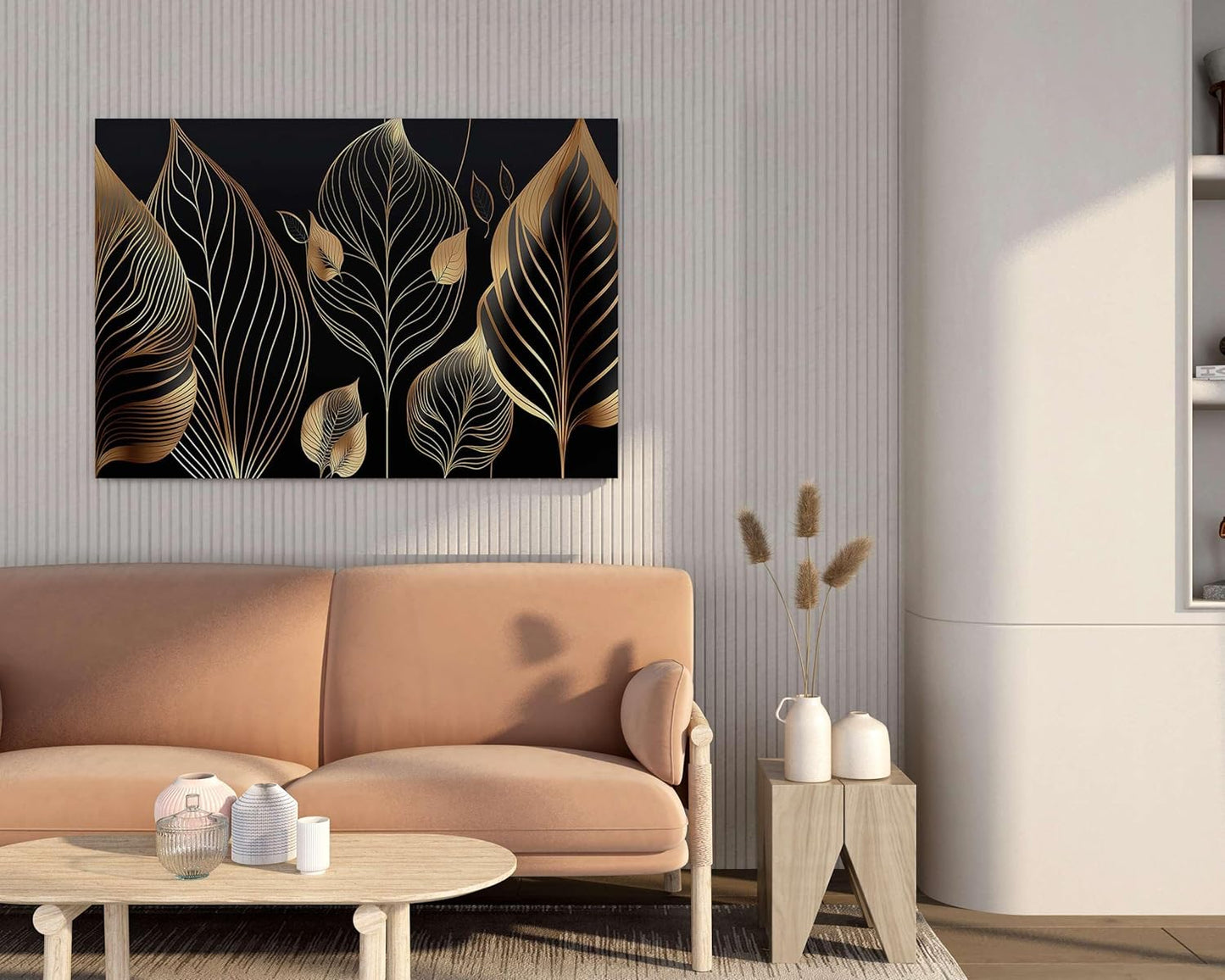 Flower Paintings For Wall Decoration With Frame Canvas Painting For Living Room Bedroom Home Office & Hotels  (34 inch x 22 inch)