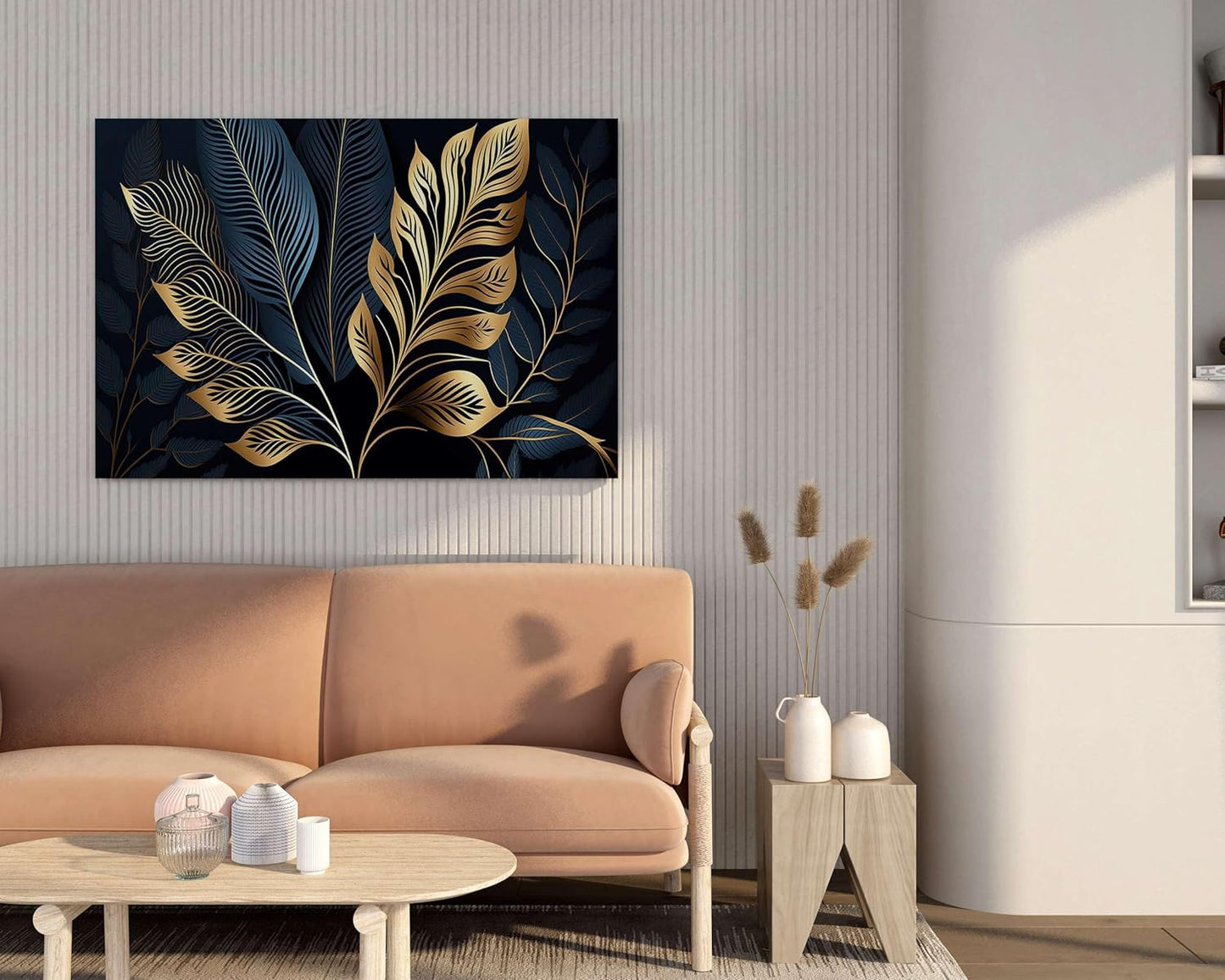 Flower Paintings For Wall Decoration With Frame Canvas Painting For Living Room Bedroom Home Office & Hotels  (34 inch x 22 inch)