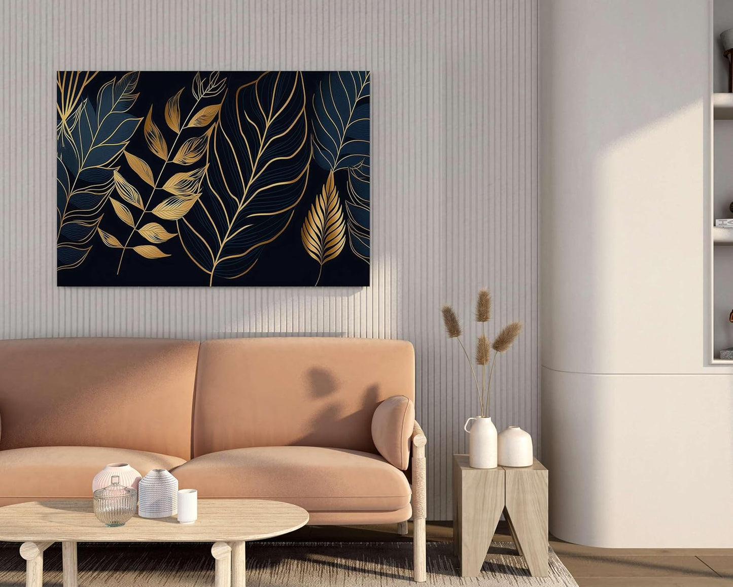 Flower Paintings For Wall Decoration With Frame Canvas Painting For Living Room Bedroom Home Office & Hotels  (34 inch x 22 inch)