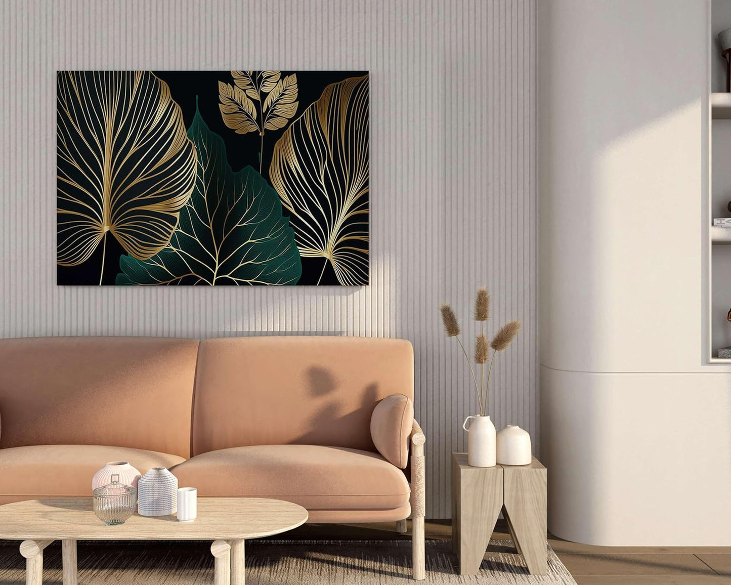 Flower Paintings For Wall Decoration With Frame Canvas Painting For Living Room Bedroom Home Office & Hotels  (34 inch x 22 inch)