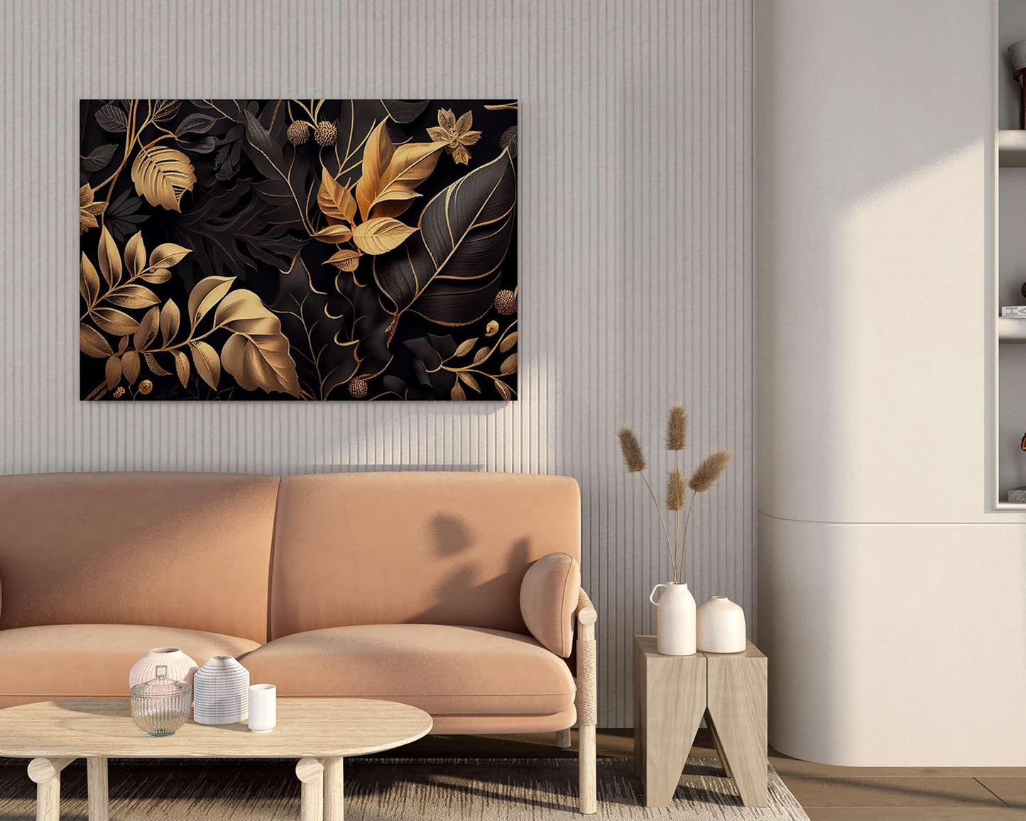 Flower Paintings For Wall Decoration With Frame Canvas Painting For Living Room Bedroom Home Office & Hotels  (34 inch x 22 inch)