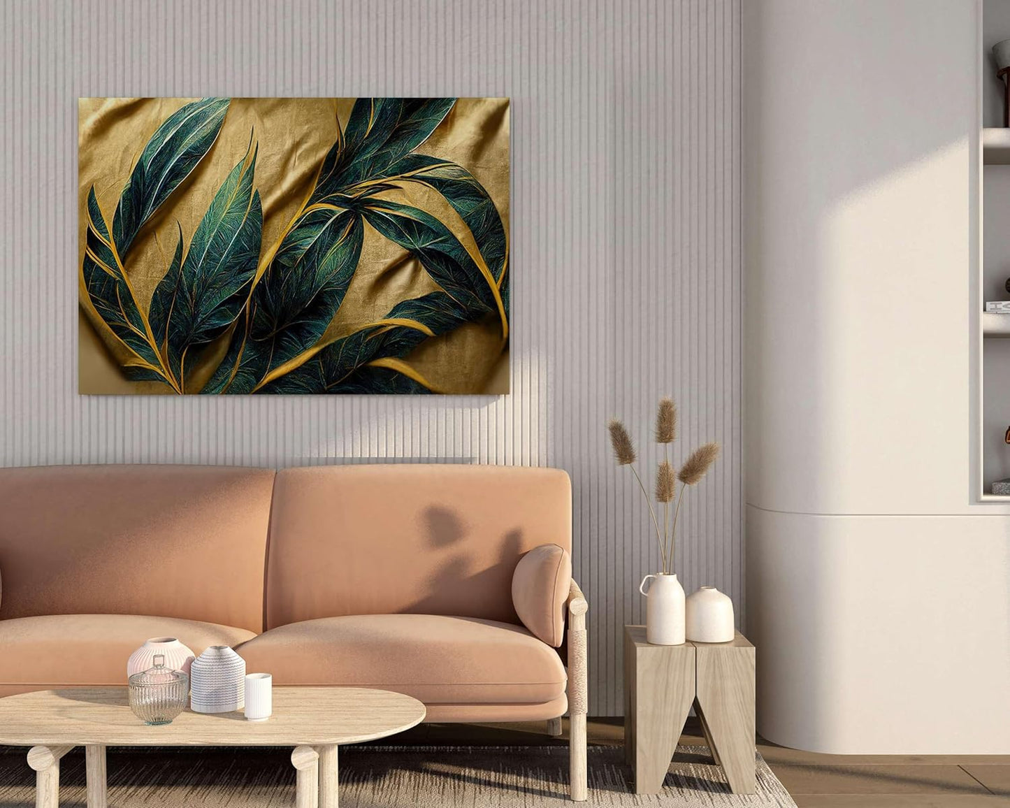 Flower Paintings For Wall Decoration With Frame Canvas Painting For Living Room Bedroom Home Office & Hotels  (34 inch x 22 inch)