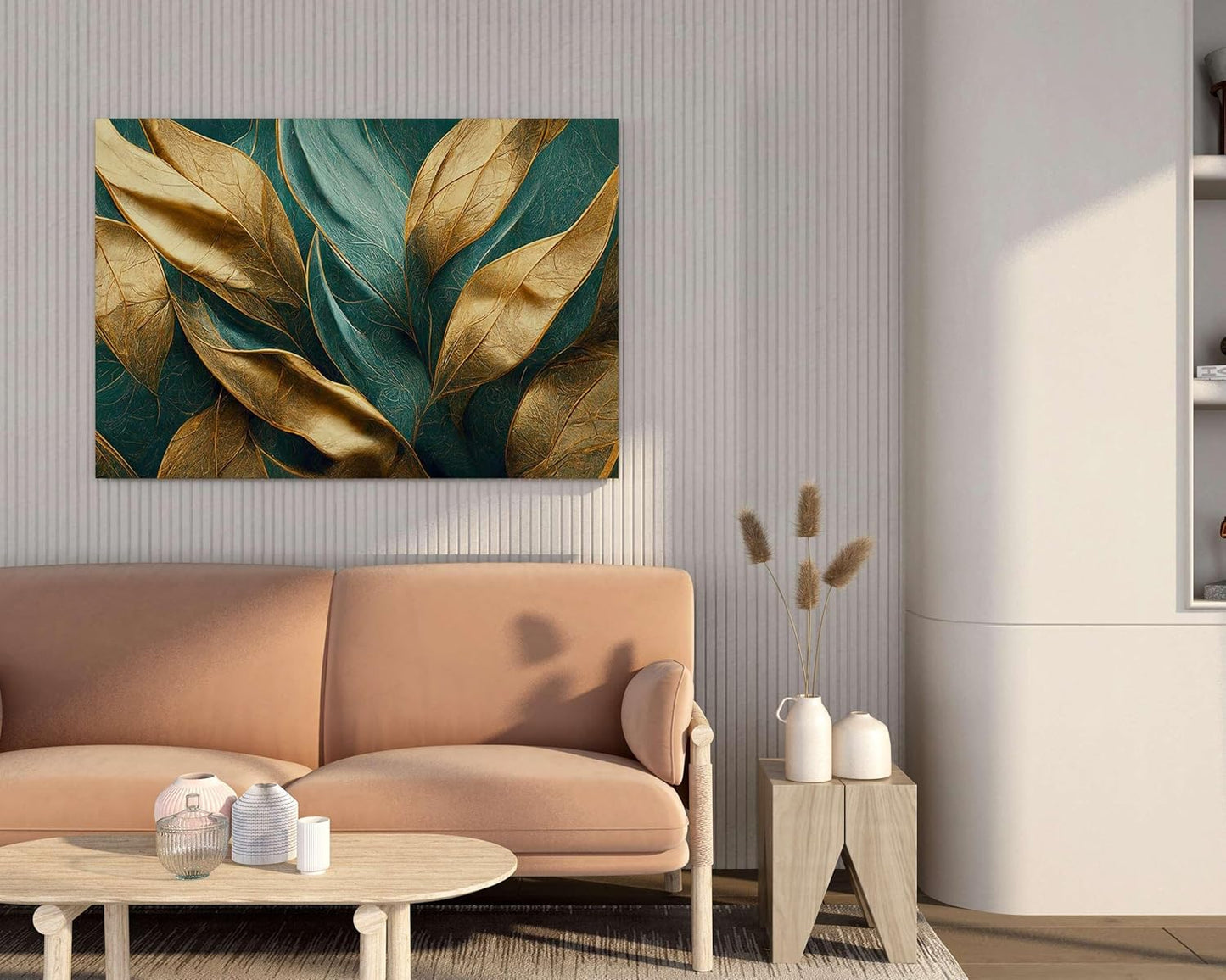 Flower Paintings For Wall Decoration With Frame Canvas Painting For Living Room Bedroom Home Office & Hotels  (34 inch x 22 inch)