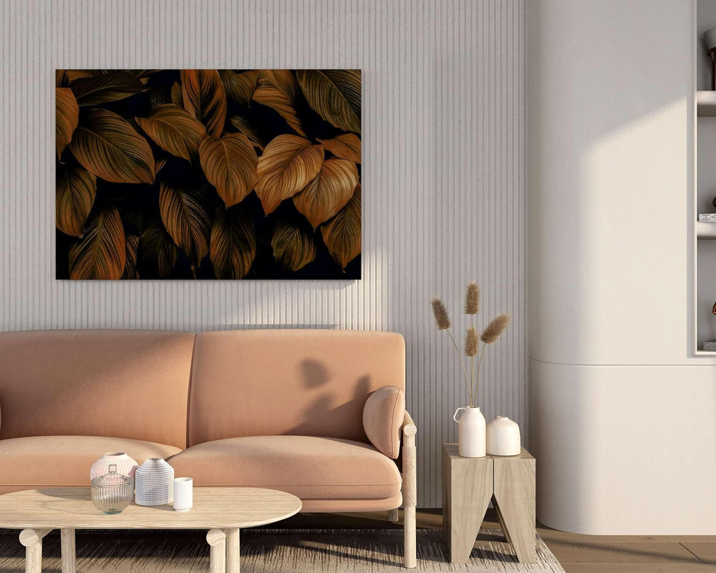 Flower Paintings For Wall Decoration With Frame Canvas Painting For Living Room Bedroom Home Office & Hotels  (34 inch x 22 inch)