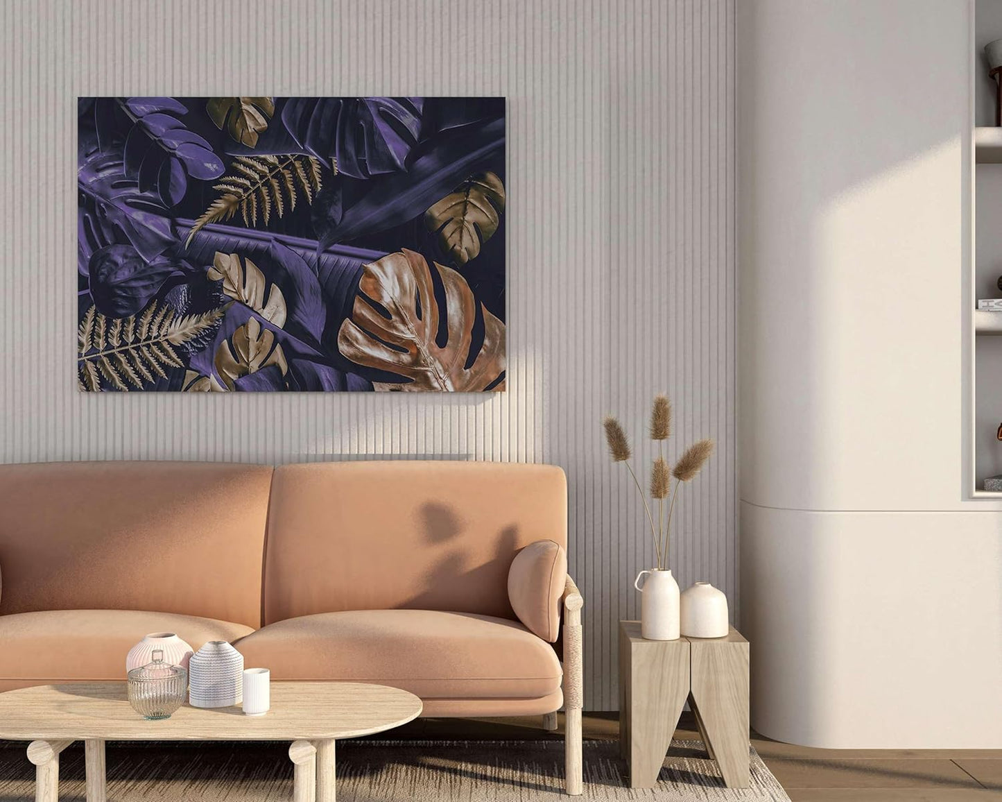 Flower Paintings For Wall Decoration With Frame Canvas Painting For Living Room Bedroom Home Office & Hotels  (34 inch x 22 inch)