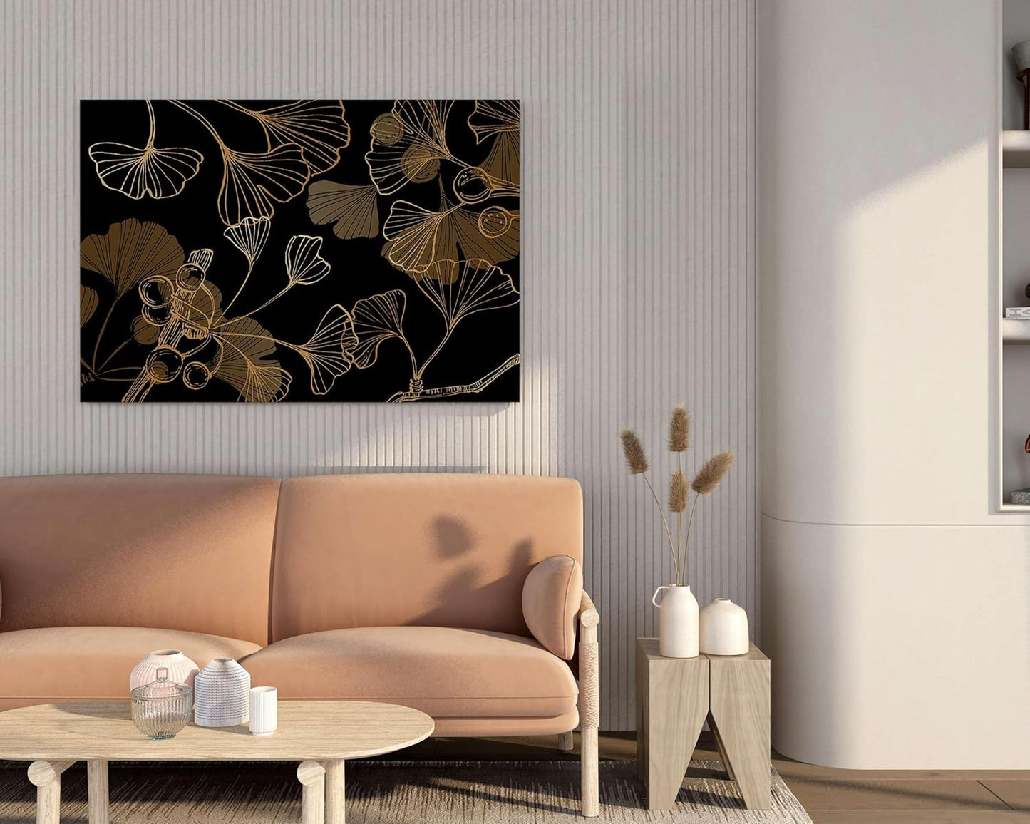 Flower Paintings For Wall Decoration With Frame Canvas Painting For Living Room Bedroom Home Office & Hotels  (34 inch x 22 inch)