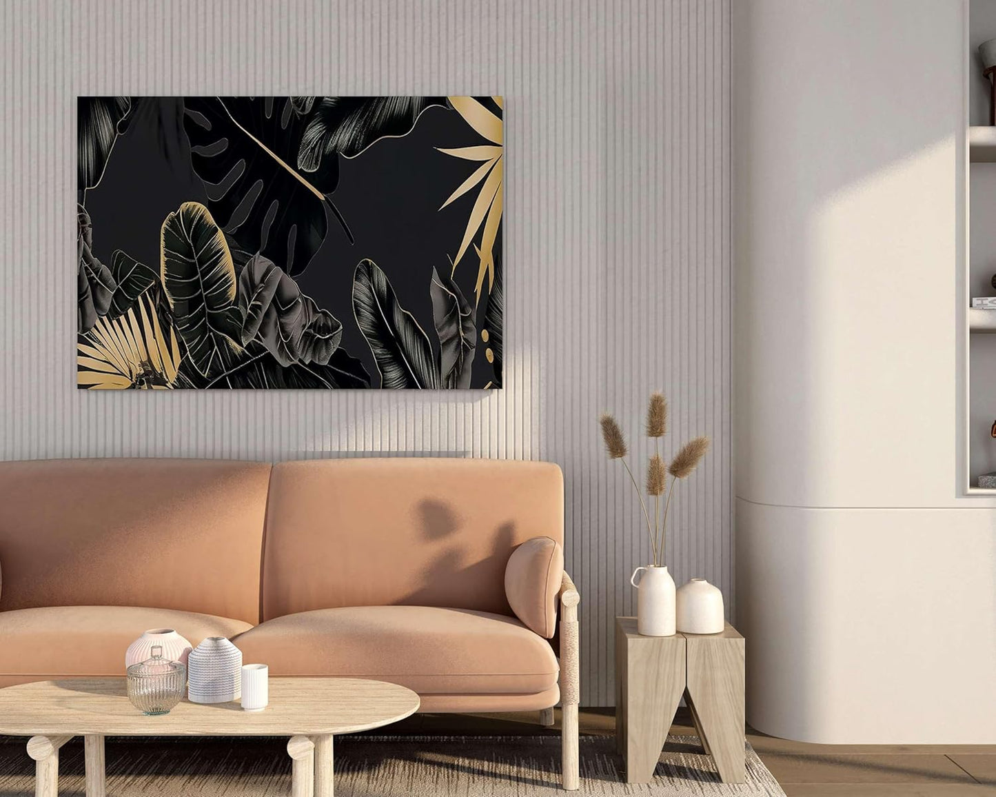 Flower Paintings For Wall Decoration With Frame Canvas Painting For Living Room Bedroom Home Office & Hotels  (34 inch x 22 inch)