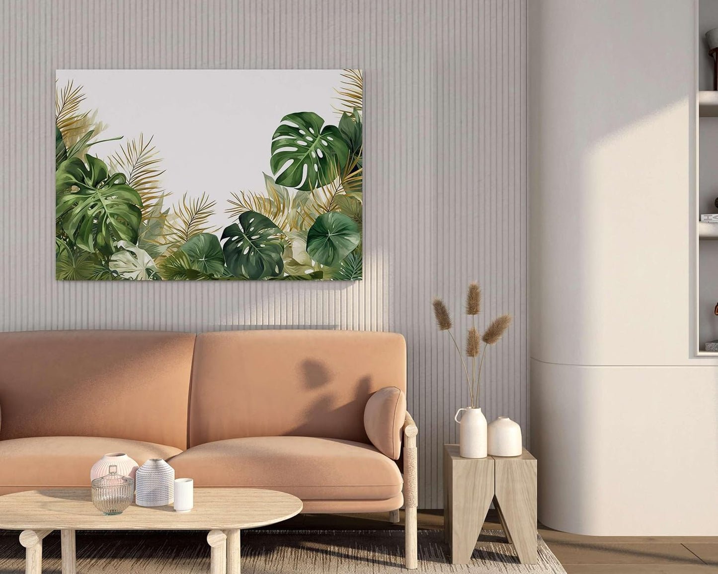 Flower Paintings For Wall Decoration With Frame Canvas Painting For Living Room Bedroom Home Office & Hotels  (34 inch x 22 inch)