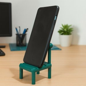 Mini Chair Mobile Stand Holder for Desk & Study Table Use(Color may vary)