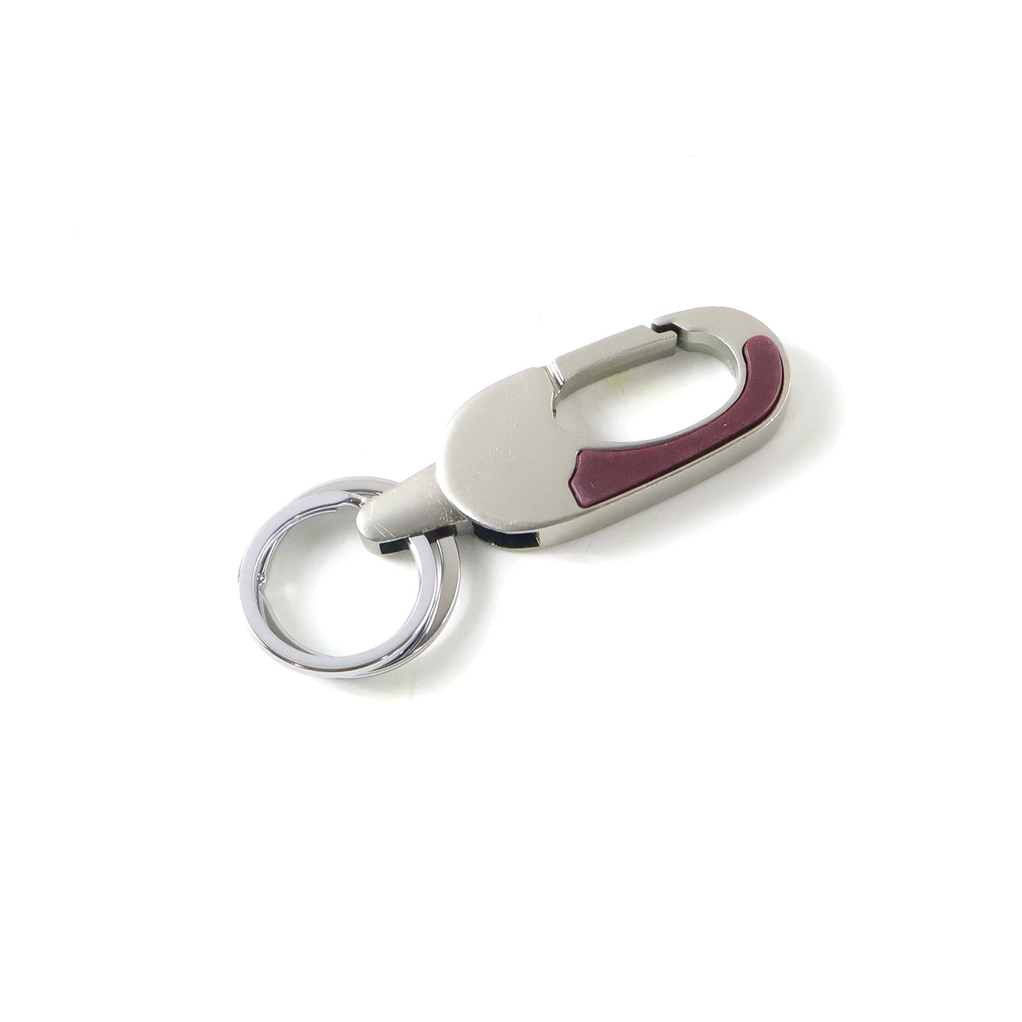 Premium Stainless Steel Carabiner Keychain With Secure Locking Clip 1 Pc
