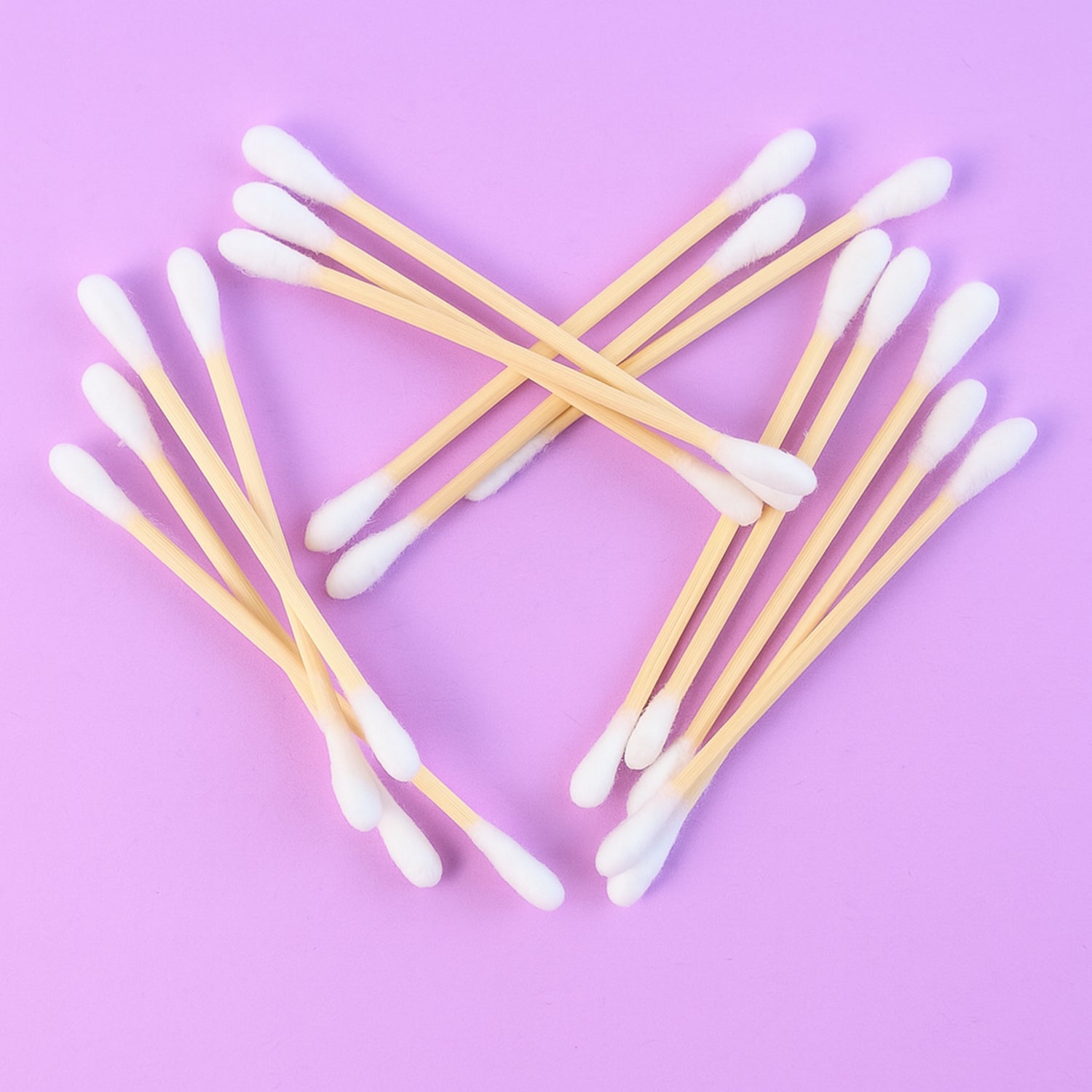 Eco-friendly Wooden Cotton Ear Buds (1 Pkt  100 Pcs Approx)