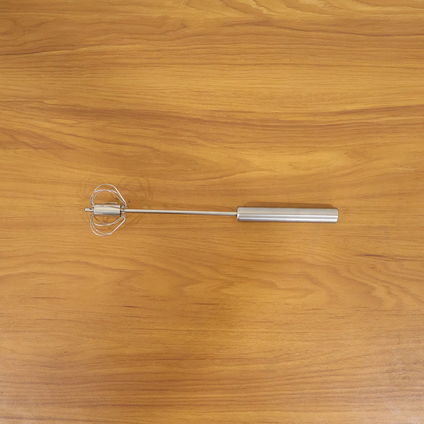 Stainless Steel Hand Push Rotary Whisk (1 Pc 29 Cm)