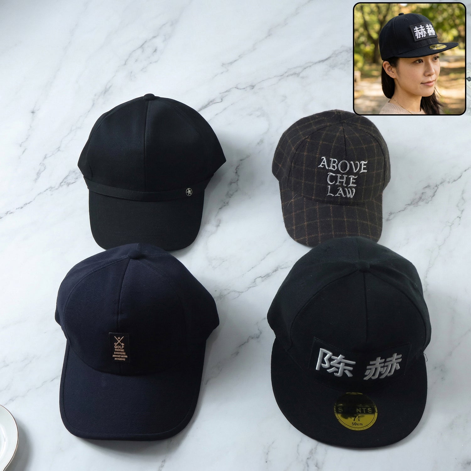 Stylish Unisex Adjustable Baseball Cap (1 Pc Mix Design)
