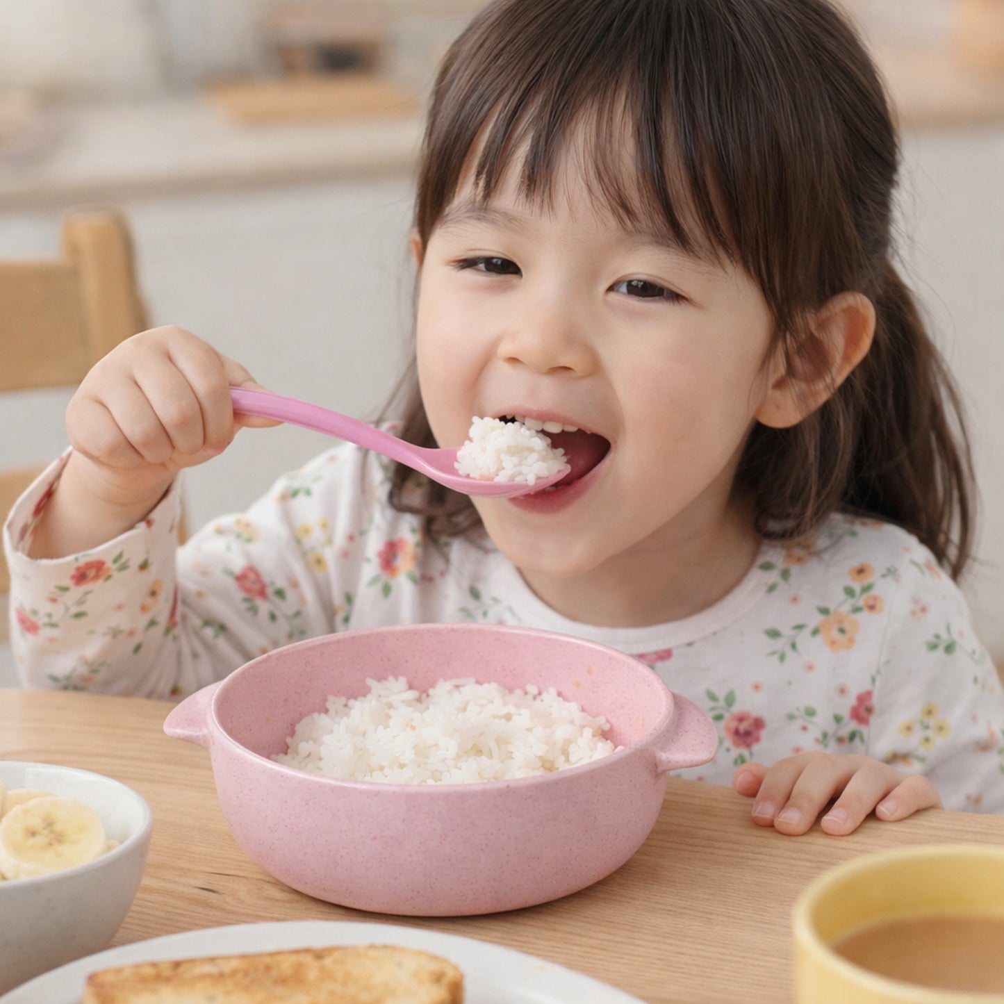Premium Kids Feeding Bowl With Spoon (1 Set 240ml)