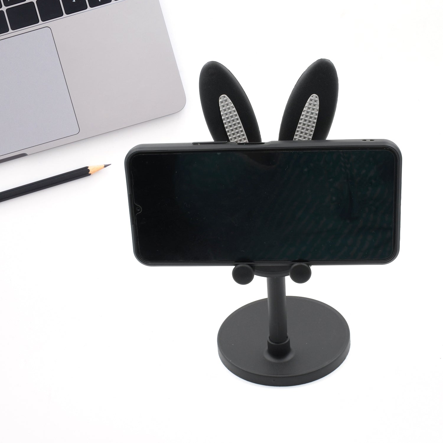 7774 Cute Bunny Phone Stand Angle Height Adjustable Phone Stand For Desk Kawaii Phone Holder Desk Accessories Easter Bunny Gifts Favor For Girl  Boys Accessories For Phone Tablet Easter Gifts Favors