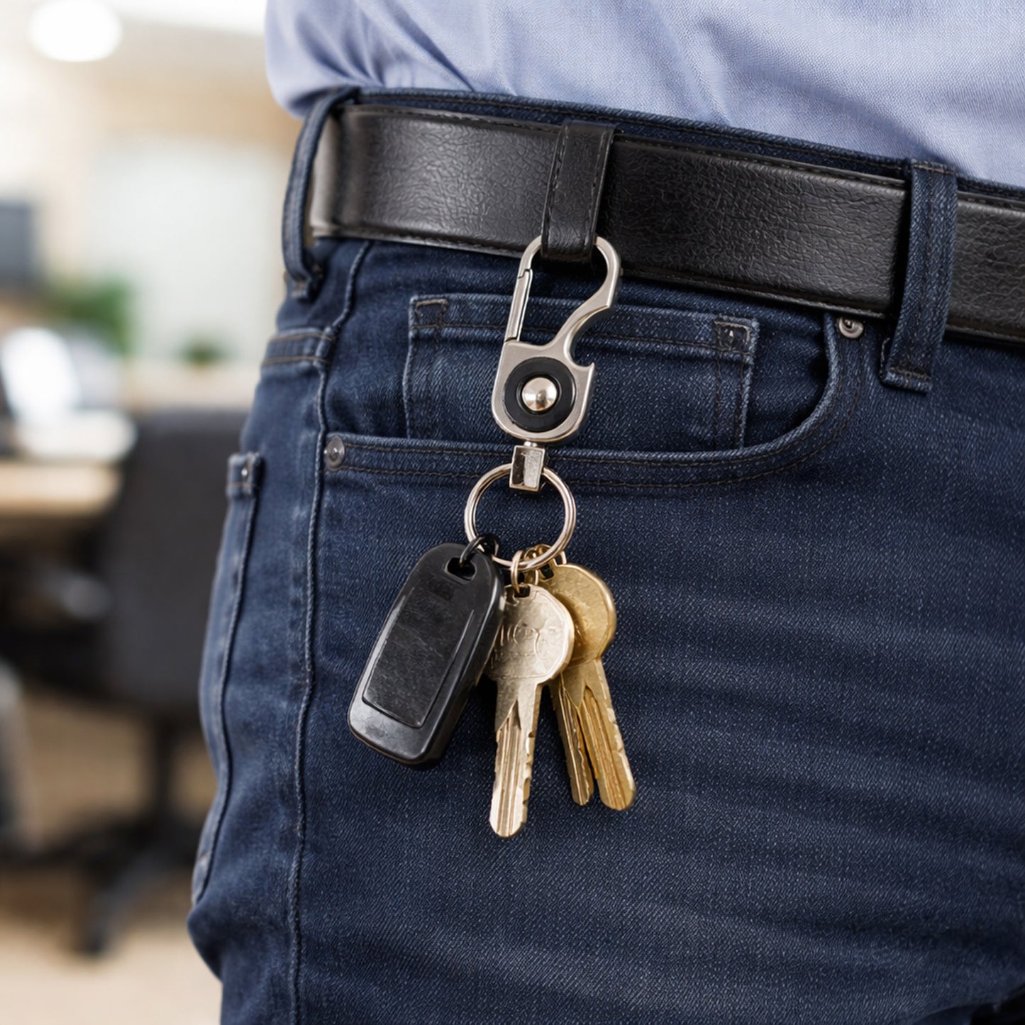 Premium Heavy Duty Metal Key Holder Clip Keychain 1 Pc