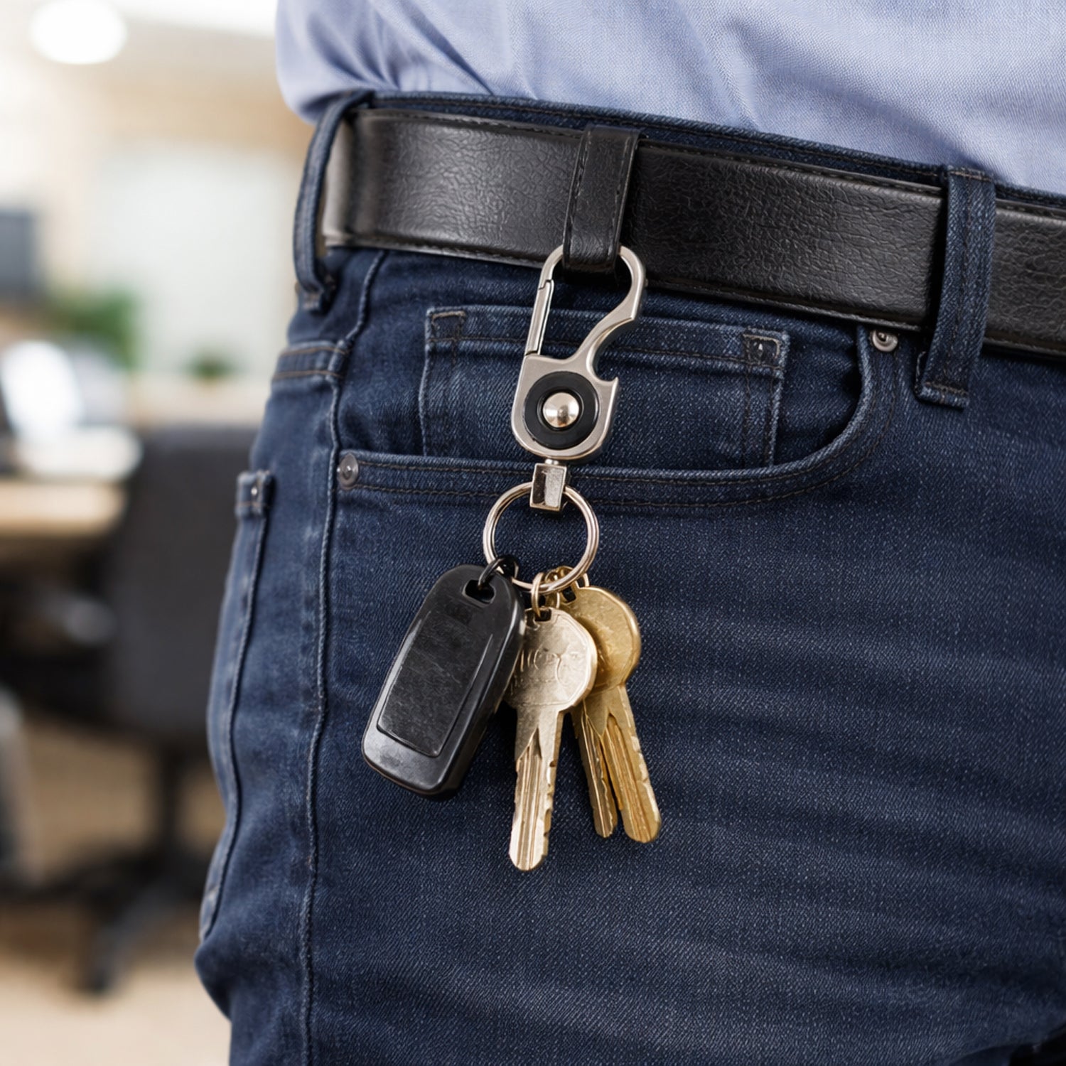 Premium Heavy Duty Metal Key Holder Clip Keychain 1 Pc