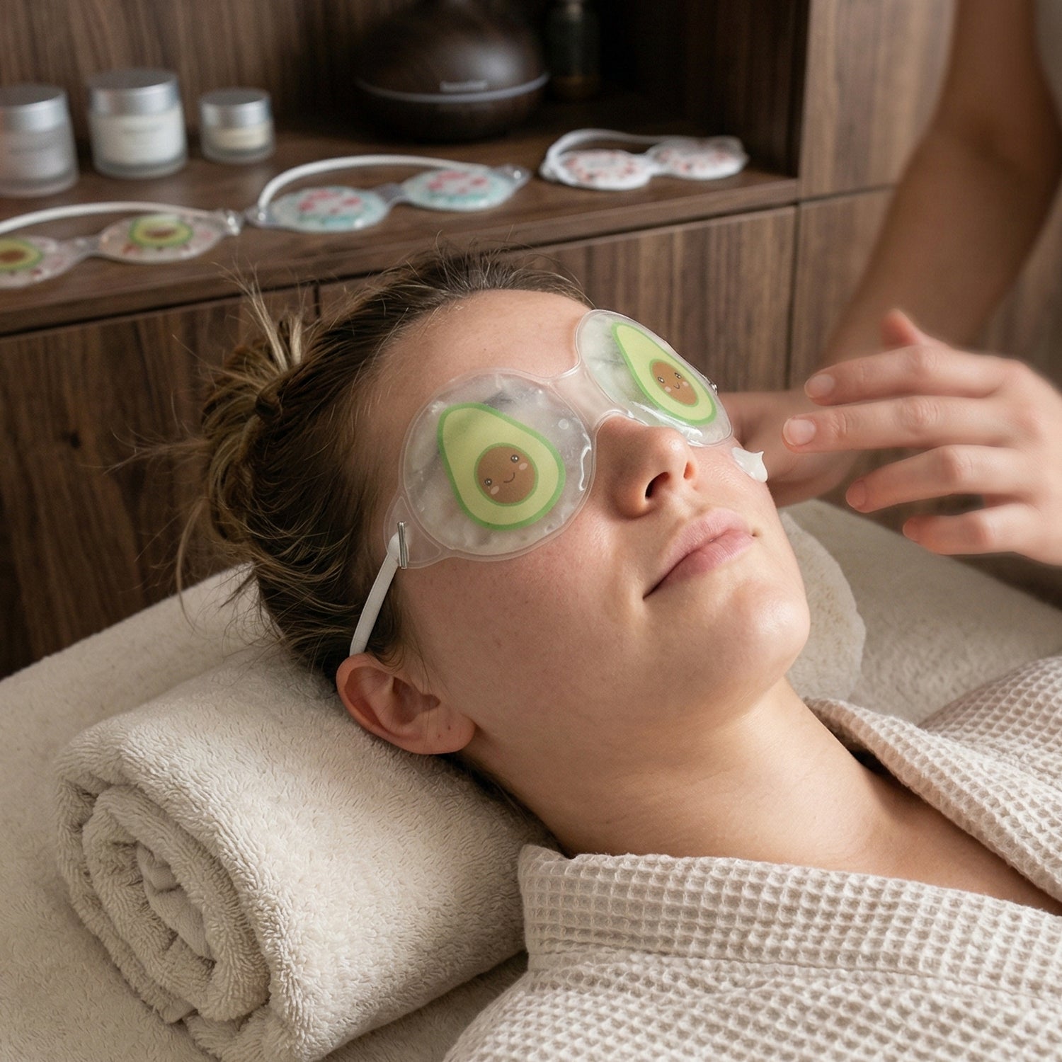Reusable Eye Cooling Gel Eye Mask (1 Pair Mix Gel Mask)