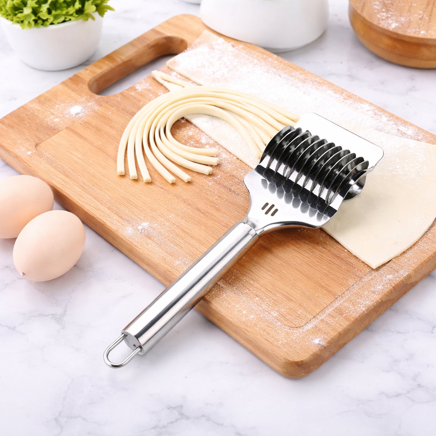 Stainless Steel Multi Blade Dough Cutter ( B-grade 1 Pc)