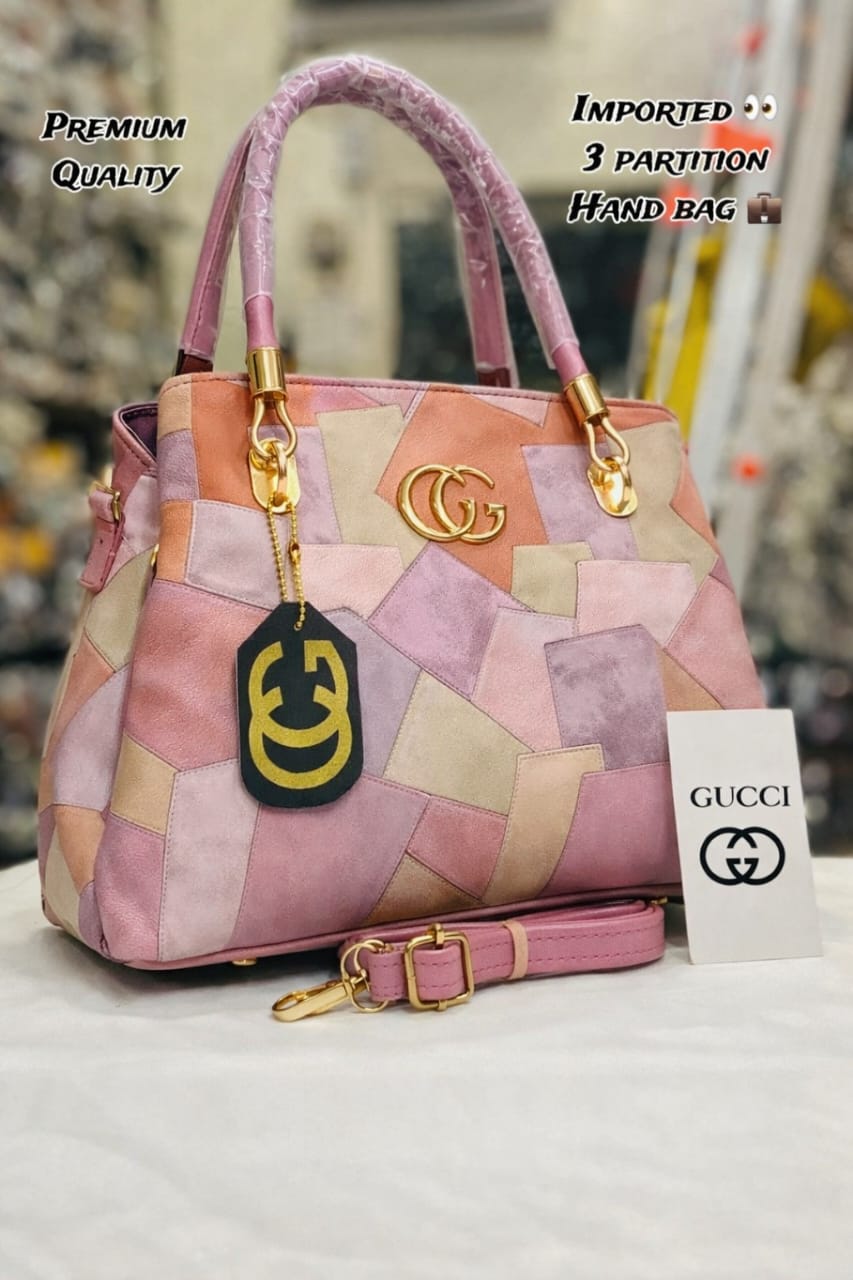 Jimmy Choo Inspired Premium Patchwork Handbag for Women | 3-Compartment Satchel with Adjustable Sling Strap | Elegant Shoulder Bag for Party & Daily Use (11x8x4 Inches)
