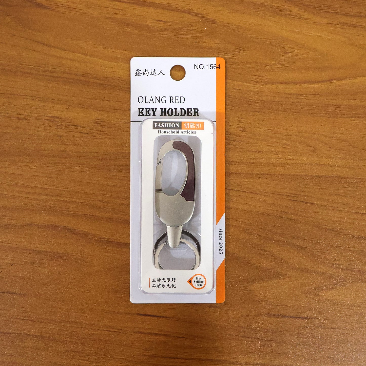 Premium Stainless Steel Carabiner Keychain With Secure Locking Clip 1 Pc