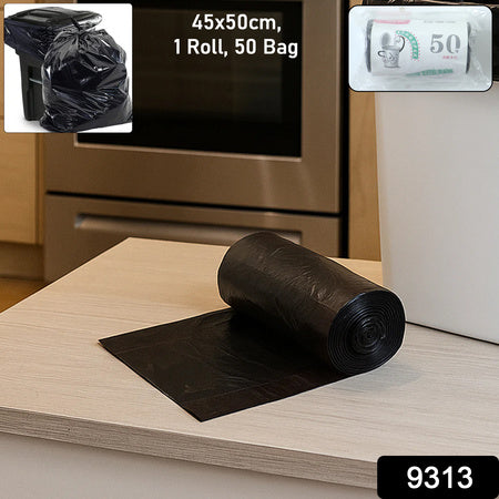 Heavy Duty Garbage Trash Bags Roll (50 Bags 45x50 Cm)