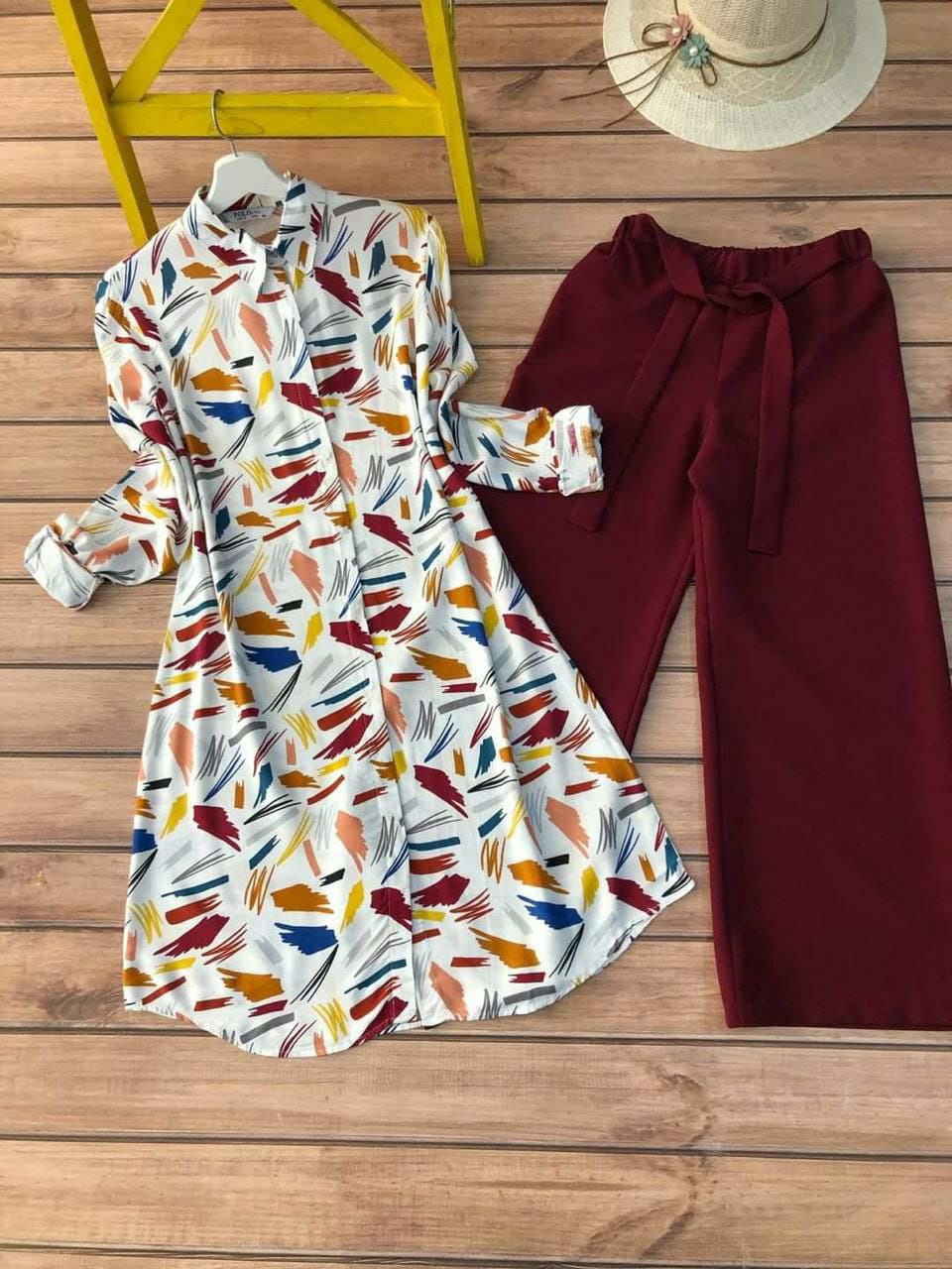 Women Rayon Kurti with Stretchable Lycra Palazzo Set | Digital Print Kurti Plazzo Set | Casual & Daily Wear