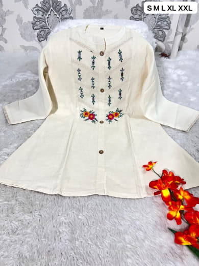 Shivam Hub Women's Pure Khadi Cotton Short Top with Cotton Lining – Premium Casual & Ethnic Wear