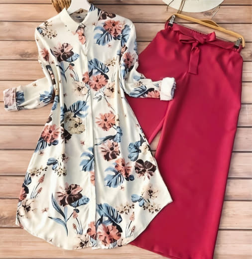 Shivam Hub Women's Rayon Kurti Set – Premium Ready to Wear Ethnic Outfit
