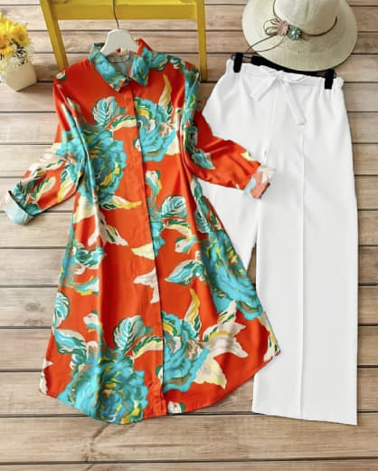 Shivam Hub Women's Rayon Kurti Set – Premium Ready to Wear Ethnic Outfit
