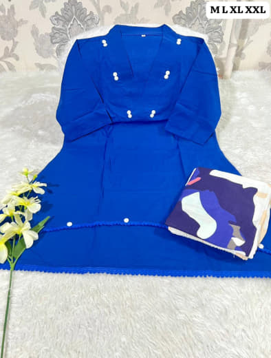 Shivam Hub Women's Premium Cotton Co-ord Set – Fully Stitched Ethnic Wear