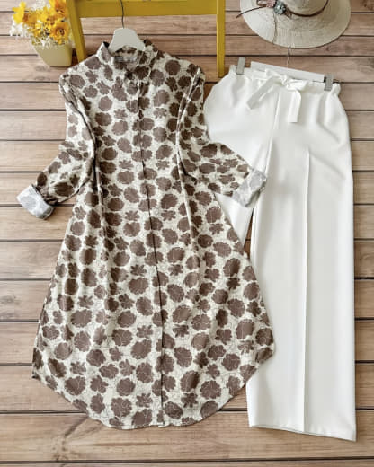 Shivam Hub Women's Rayon Kurti Set – Premium Ready to Wear Ethnic Outfit (Style 3)