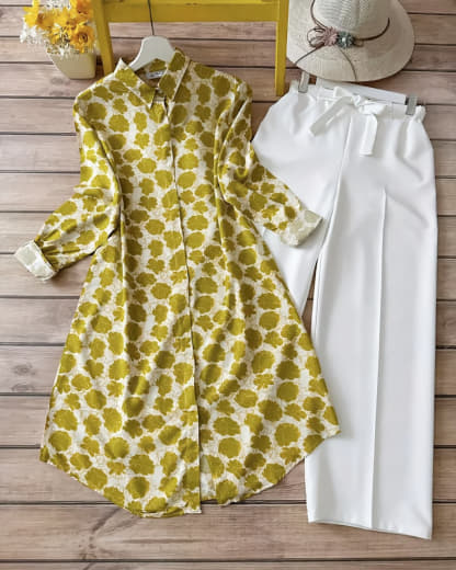 Shivam Hub Women's Rayon Kurti Set – Premium Ready to Wear Ethnic Outfit (Style 3)