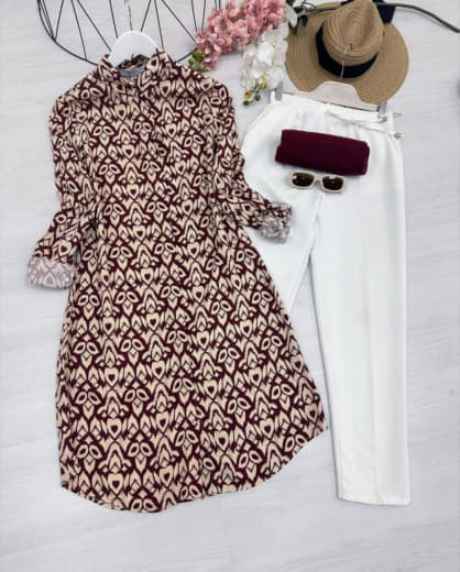 Shivam Hub Women's Rayon Kurti Set – Premium Ready to Wear Ethnic Outfit (Style 8)