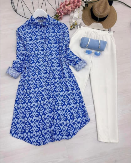 Shivam Hub Women's Rayon Kurti Set – Premium Ready to Wear Ethnic Outfit (Style 8)