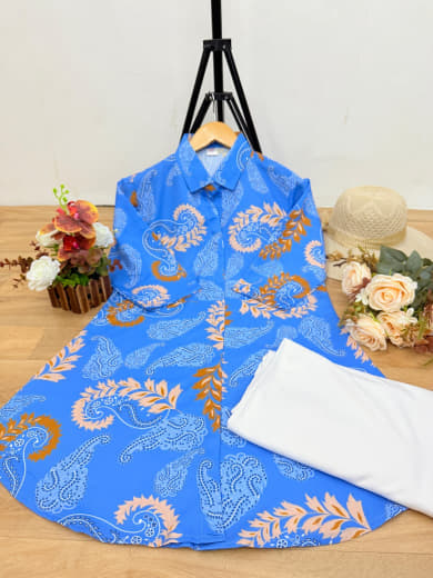 Women Rayon Kurti with Stretchable Lycra Palazzo Set | Digital Print Kurti Plazzo Set | Casual & Daily Wear