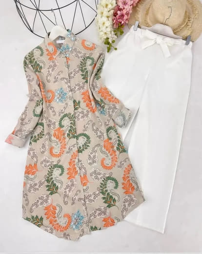 Women Rayon Kurti with Stretchable Lycra Palazzo Set | Digital Print Kurti Plazzo Set | Casual & Daily Wear