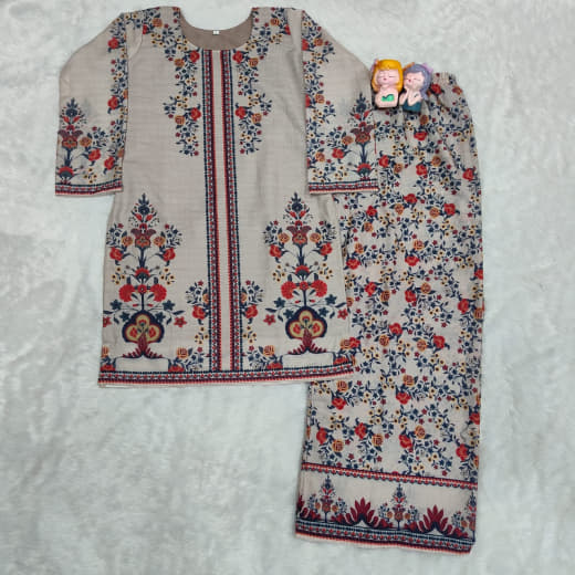 Women Plus Size Cotton Co-ord Set with Digital Print | Soft Crepe Inner | Fully Stitched Top & Pant Set | M to 10XL