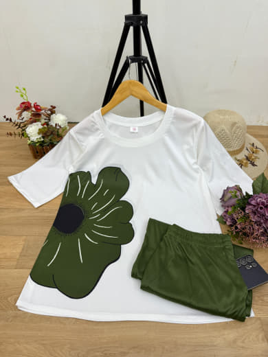 Women Lycra Top with Stretchable Palazzo Set | Both Side Digital Print | Palazzo with Pockets | Casual Wear