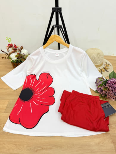 Women Lycra Top with Stretchable Palazzo Set | Both Side Digital Print | Palazzo with Pockets | Casual Wear