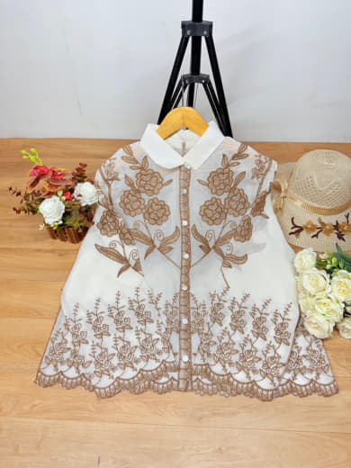 Women Cotton Embroidered Top | Full Sleeve Cotton Top | Free Size XXL Casual Wear Top