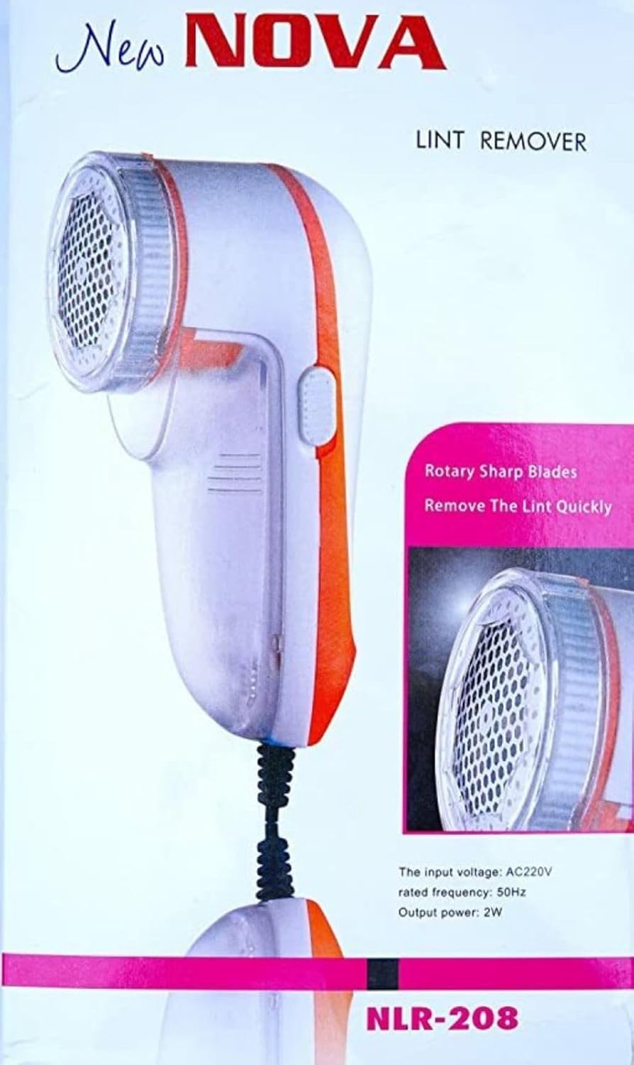 Nova Lint/Fabric Shaver for Cloths, Lint Remover for Woolen Sweaters, Blankets, Jackets/Burr Remover Pill Remover from Carpets, Pack of 1 | 1 Year Warranty