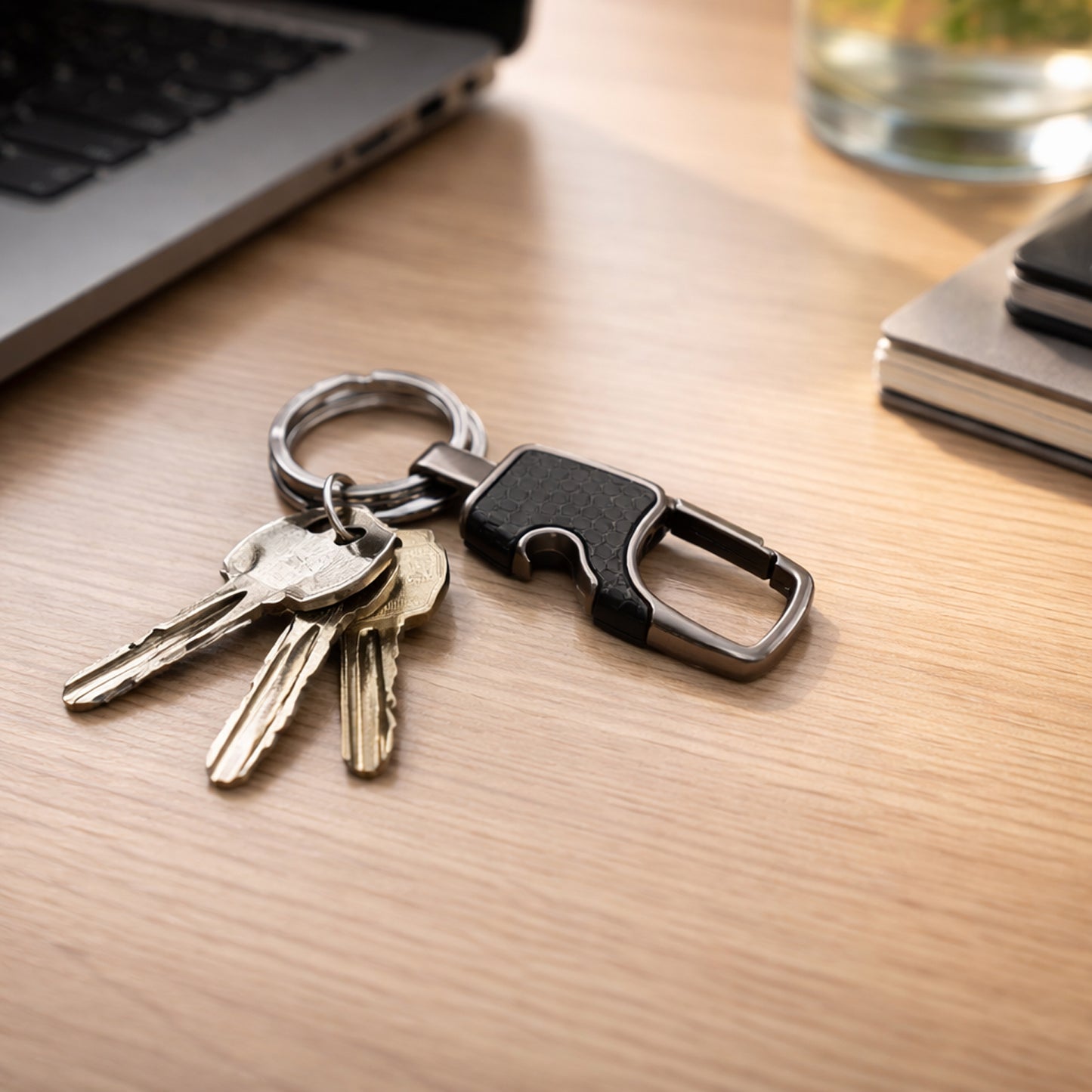 Heavy Duty Keychain Organizer With Quick Release Hook For Keys (1 Pc)