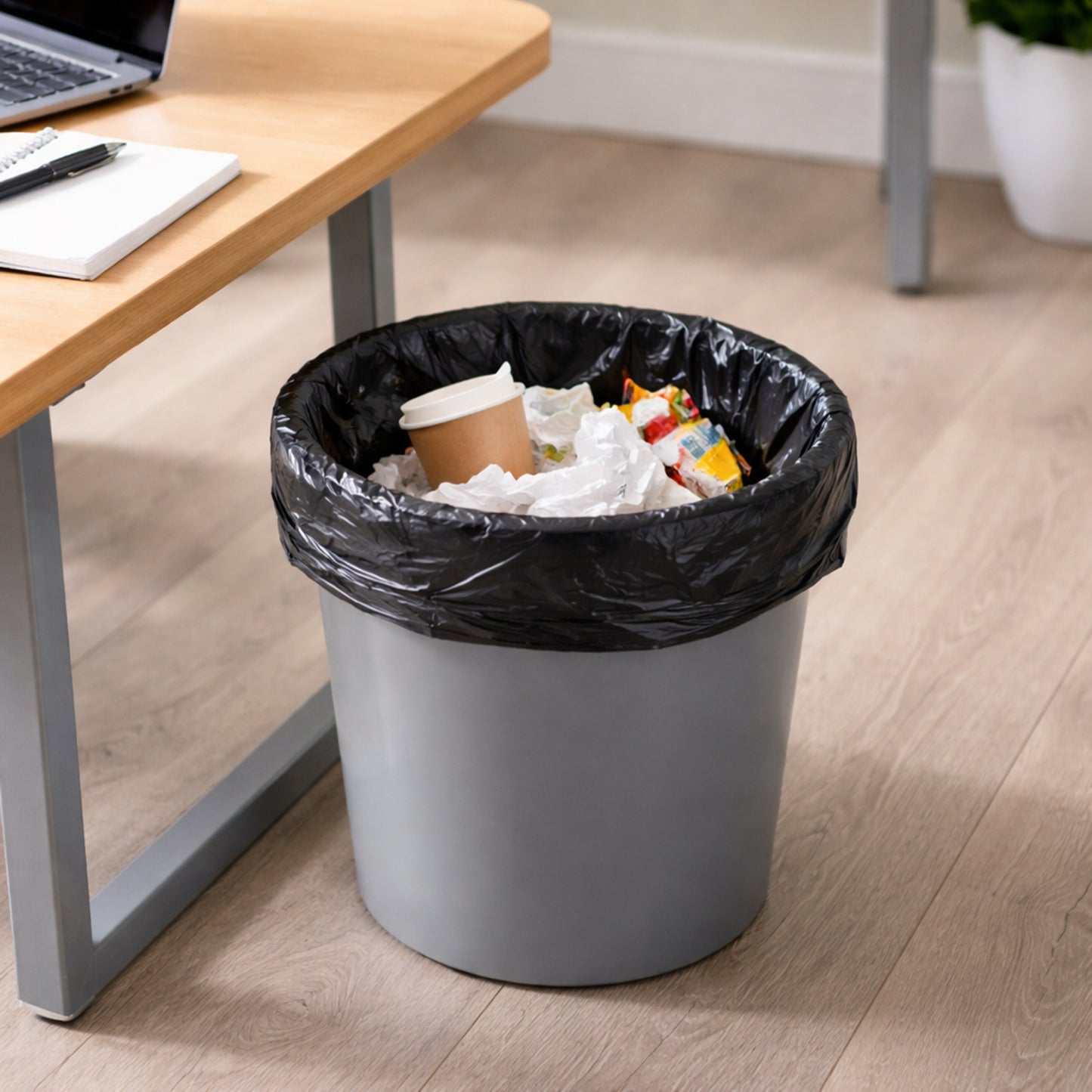 Heavy Duty Garbage Trash Bags Roll (50 Bags 45x50 Cm)