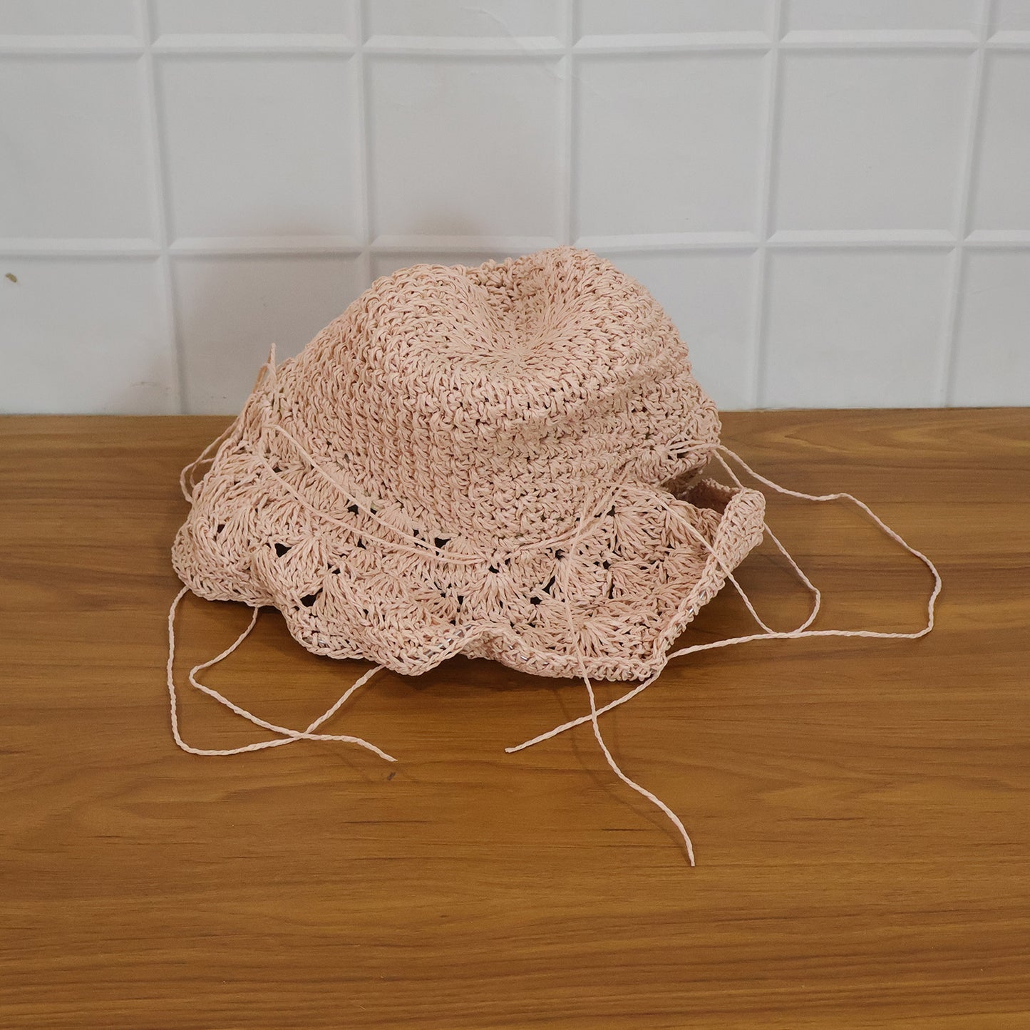 Stylish Handwoven Wide Brim Summer Sun Hat Cap (1 Pc)